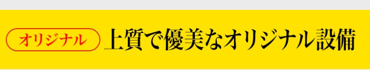 オリジナル 上質で優美なオリジナル設備